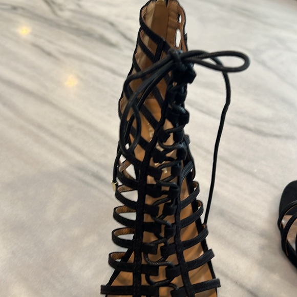 Brand NEW black strap heels perfect condition. In box! - Picture 6 of 8